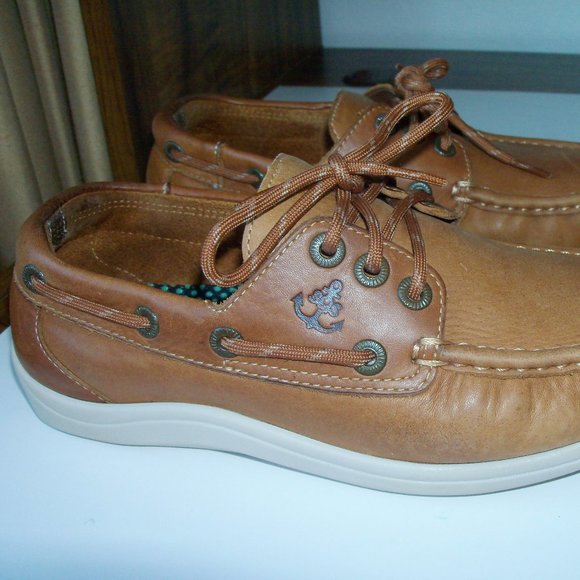 Men's SAS Decksider leather shoes. USA  (#EV1140) - Picture 6 of 6